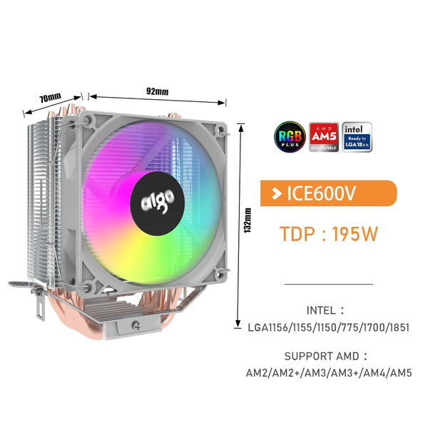IcePro Silent CPU Cooler
