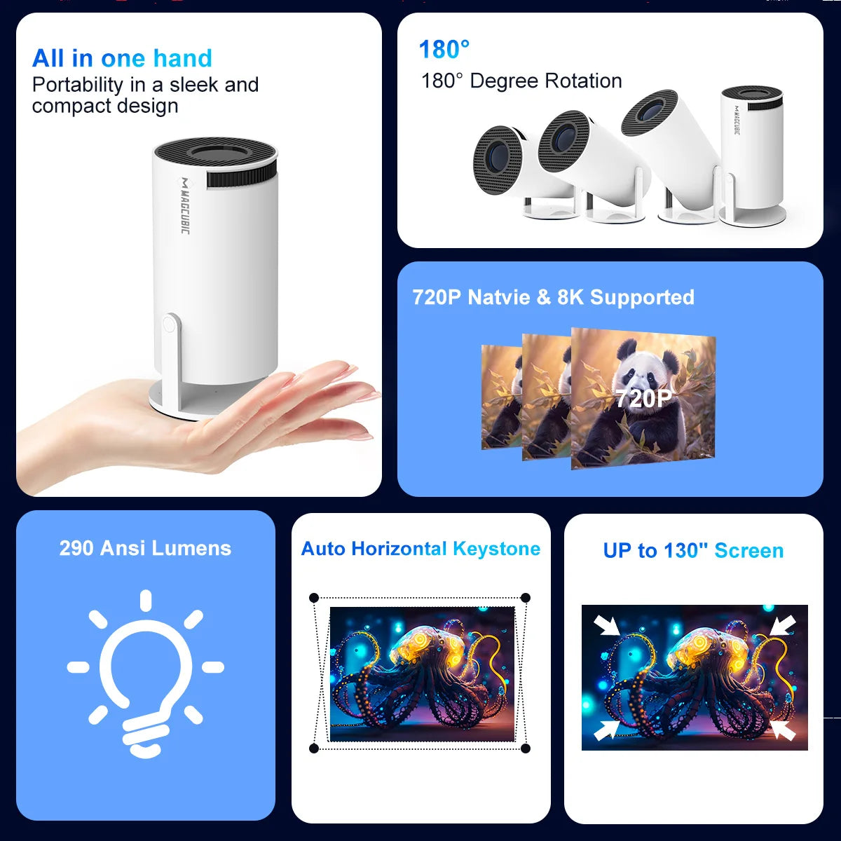 CineBeam Portable Home Theater Projector