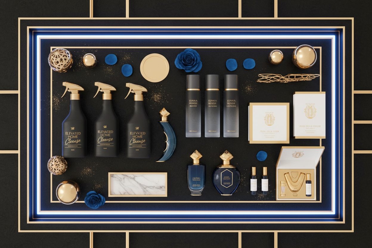Luxury Lifestyle Flatlay